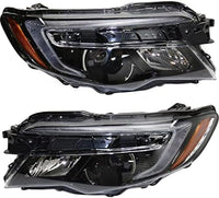Set Of 2 Front Headlight Assembly Right Passenger & Left Driver Side Direct Replacement Compatible With 2016-2018 Honda Pilot / 2017-2020 Ridgeline HO2503165 HO2502165 33150TG7A02
