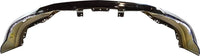 Front Bumper Face Bar Chrome Steel With Fog Light Holes Direct Replacement Compatible With 2016-2018 Chevrolet Silverado 1500/2019 LD GM1002861 84029801-PFM