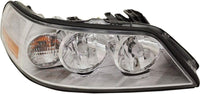 Set Of 2 Front Head Light Assembly Plastic Left Driver & Right Passenger Side Direct Replacement Compatible With 2005-2011 Lincoln Town Car FO2502214 FO2503214