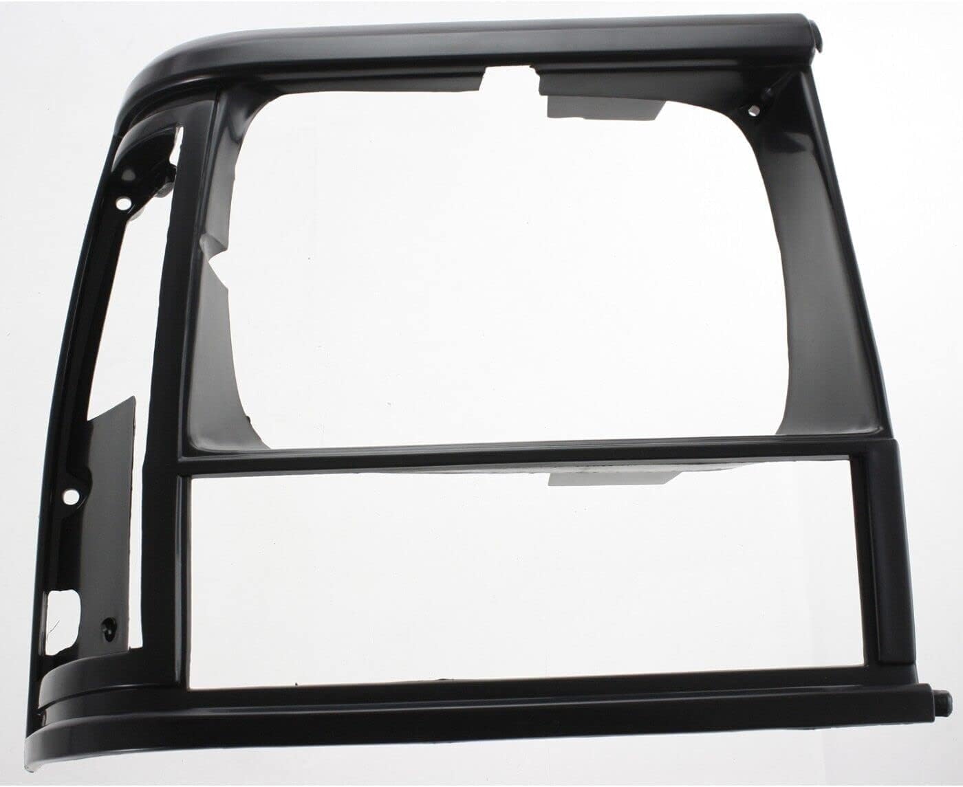Front Head Light Door Bezels Primed Plastic Right Passenger & Left Driver Side Direct Replacement Compatible With Jeep Cherokee 1991-1996 / Comanche 1991-1992 CH2513124 CH2512124
