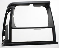 Front Head Light Door Bezels Primed Plastic Right Passenger & Left Driver Side Direct Replacement Compatible With Jeep Cherokee 1991-1996 / Comanche 1991-1992 CH2513124 CH2512124