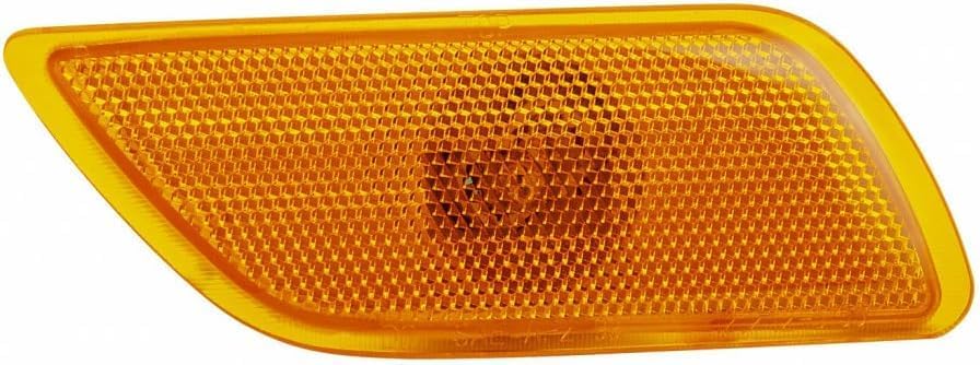 Front Marker Lamp Assembly Right Passenger Side Direct Replacement Compatible With 2000-2005 Ford Focus FO2551134 2S4Z15A201AB