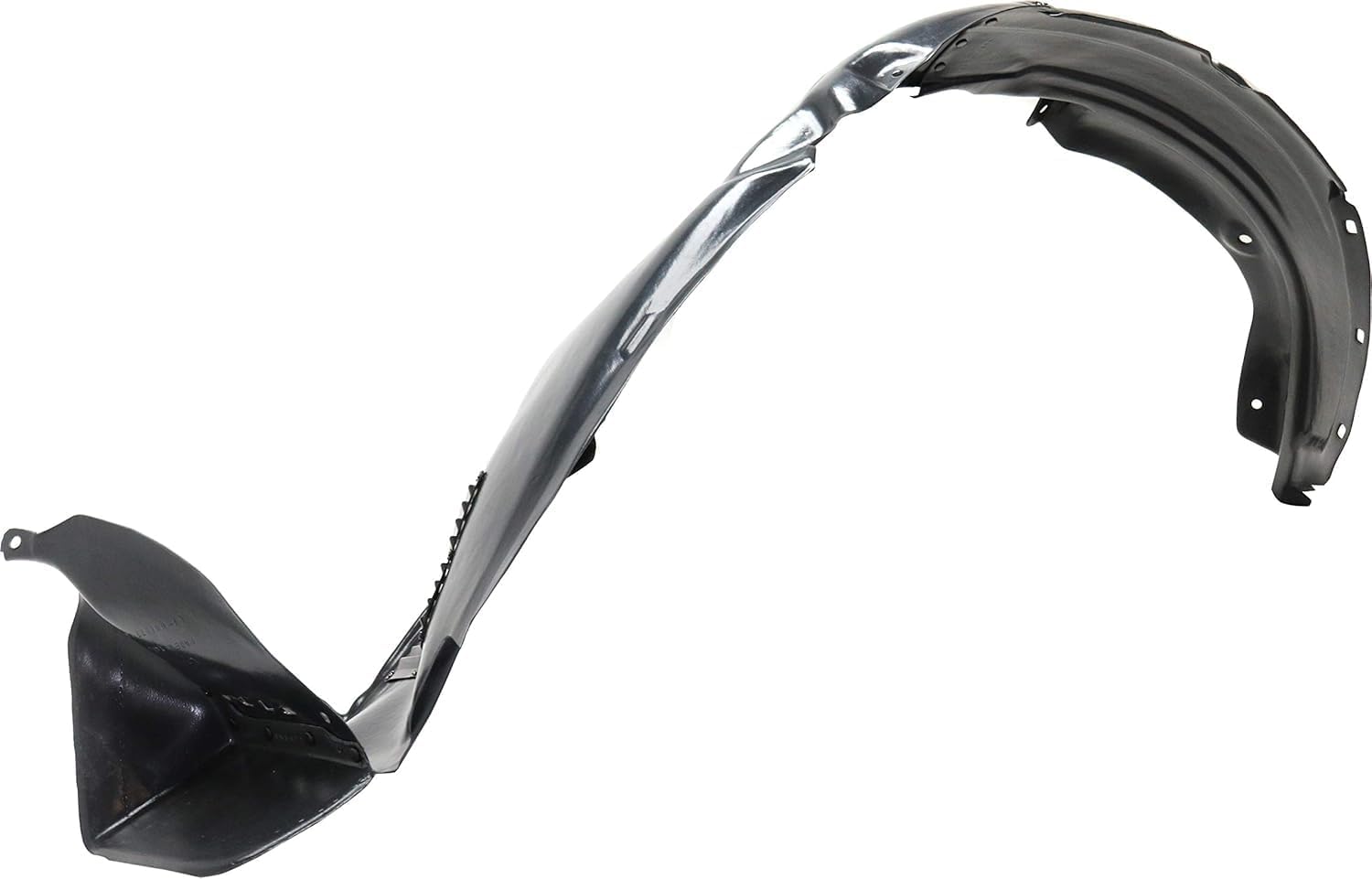 Front Fender Liner Left Driver Side Direct Replacement Compatible With 2010-2012 Hyundai Santa Fe HY1248123 868100W200