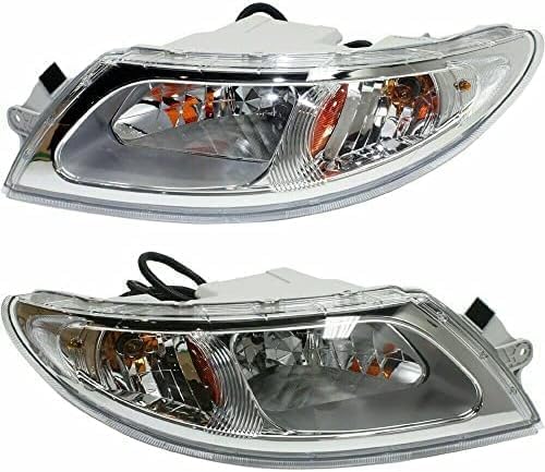 Set Of 2 Front Head Light Assembly Halogen Right Passenger & Left Driver Side Direct Replacement Compatible With 2002-2016 International 4000 Series HD IH2502100 IH2503100 3574387C93