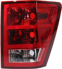 Set Of 2 Tail Light Lens and Housing Plastic Left Driver & Right Passenger Side Direct Replacement Compatible With 2005-2006 Jeep Grand Cherokee CH2801159 CH2800159