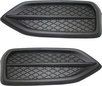 Set Of 2 Fog Light Cover Plastic Left Driver & Right Passenger Side Direct Replacement Compatible With 2014-2015 Honda Civic HO1039122 HO1038122 71106TS8A51 71107TS8A51