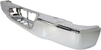 AUTOS PARTS PLUS Rear Bumper Face Bar Chrome Steel + Step Pad Textured + Extensions Right Passenger & Left Driver Side Direct Replacement Compatible With 2007-2013 Toyota Tundra TO1102244 TO1191101