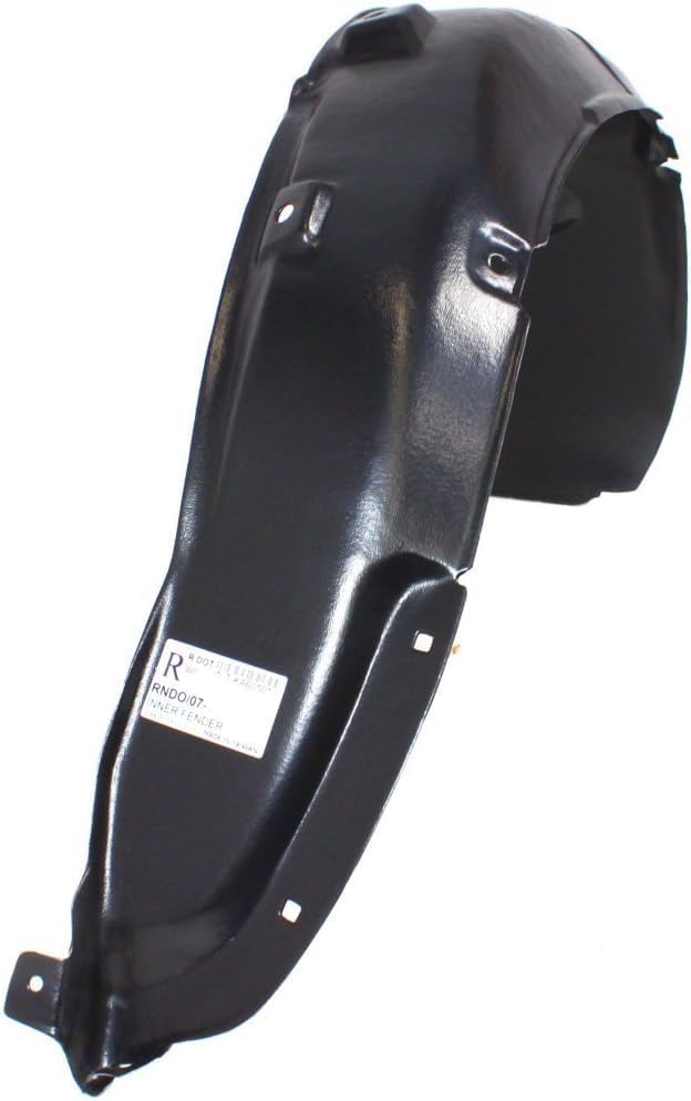 Front Fender Liner Right Passenger Side Direct Replacement Compatible With 2007-2012 Kia Rondo KI1249106 868121D051