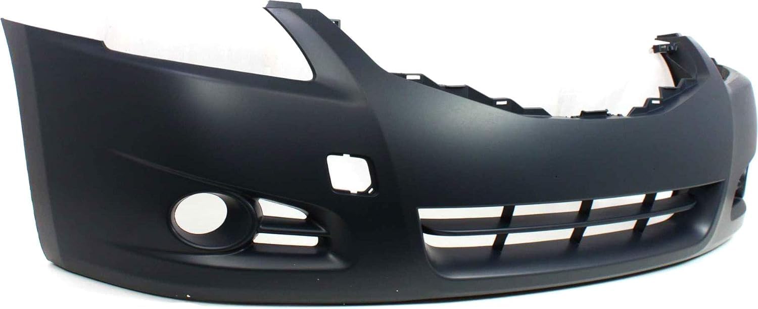 Front Bumper Cover Primed Direct Replacement Compatible With 2010-2012 Nissan Altima NI1000268 62022ZX00H