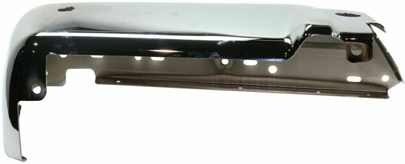 Set Of 2 Rear Step Bumper Face Bar Chrome Left Driver & Right Passenger Side Direct Replacement Compatible With 2008-2016 Ford F-Series FO1105121 FO1104121 9C3Z17906D-PFM