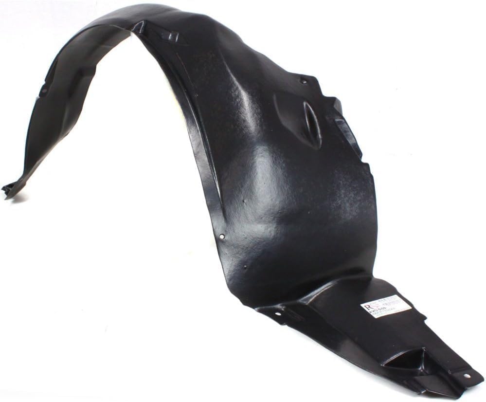 Front Fender Liner Right Passenger Side Direct Replacement Compatible With 2009-2011 Chevrolet Aveo5 / 2009-2010 Pontiac G3 GM1249206 96808315