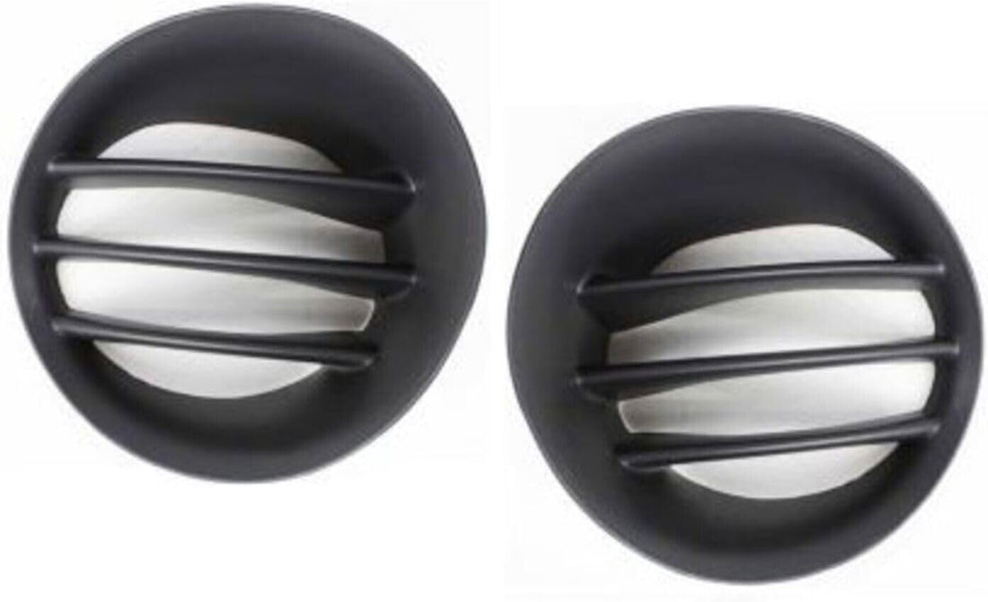Set of 2 Front Fog Light Cover Left Driver & Right Passenger Side Direct Replacement Compatible with 2002-2009 Dodge Ram 1500 CH1038104 CH1039104 55077235AD 55077234AD