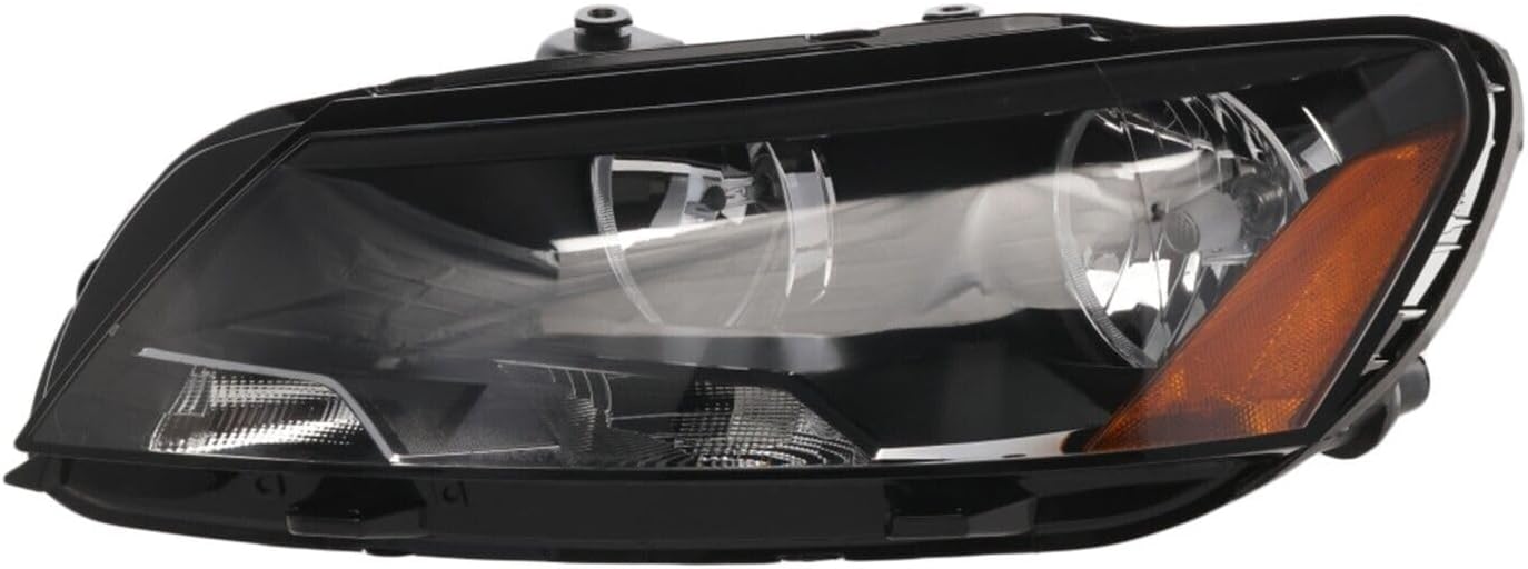 Set Of 2 Front Head Light Assembly Left Driver & Right Passenger Side Direct Replacement Compatible With 2012-2015 Volkswagen Passat VW2503148 VW2502148 561941006D 561941005D