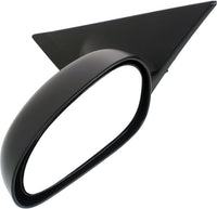 Front Power Mirror Non Folding Textured Left Driver Side Direct Replacement Compatible With 1999-2004 Ford Mustang FO1320171 XR3Z17682BA