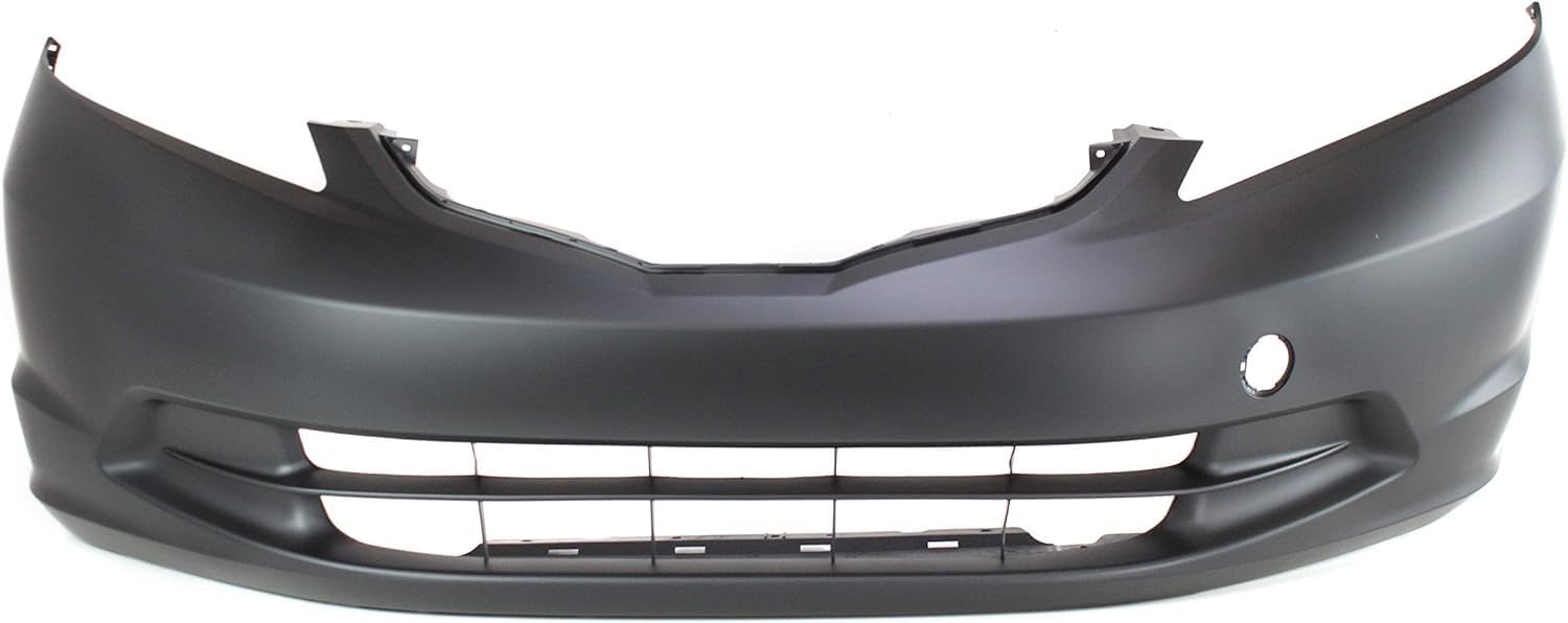 Front Bumper Cover Primed Direct Replacement Compatible With 2009-2014 Honda Fit HO1000265 04711TK6A80ZZ