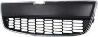 Front Bumper Lower Grille Chrome Shell Black Insert Direct Replacement Compatible With 2012-2016 Chevrolet Sonic GM1036139 95227395