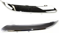 Front Bumper Molding Chrome Direct Replacement Compatible With 2005-2010 Chrysler 300 CH1058127 CH1059127 4805938AA 4805939AA