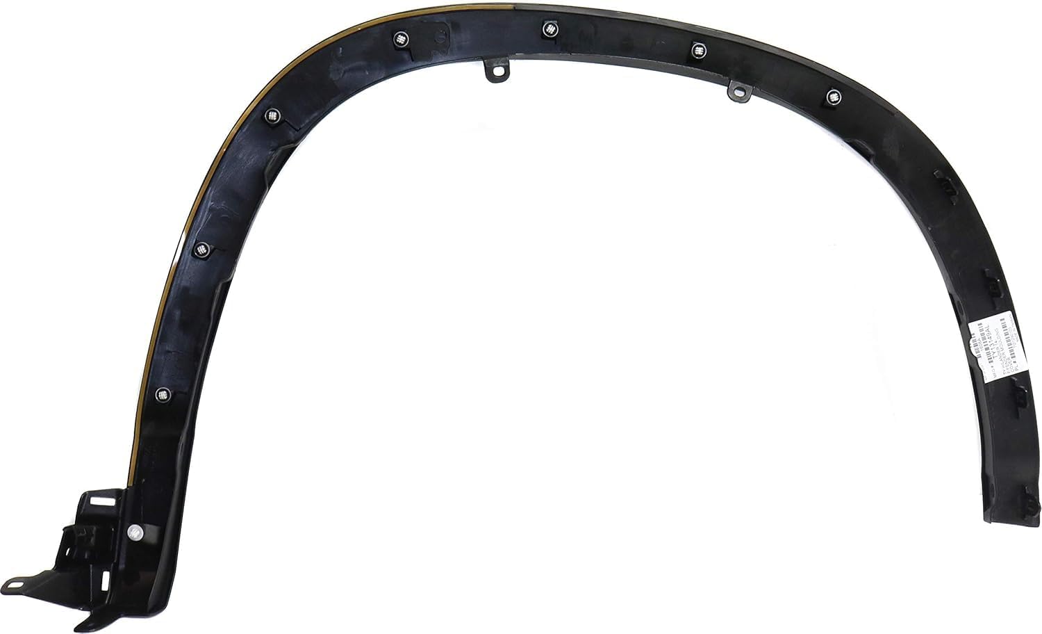 Front Wheel Opening Molding Left Driver Side Direct Replacement Compatible with 2014-2019 Toyota Highlander TO1290105 750860E010