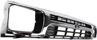 Grille Chrome Shell with Painted Black Insert Direct Replacement Compatible With 1992-1995 Toyota Pickup TO1200128 5311135070