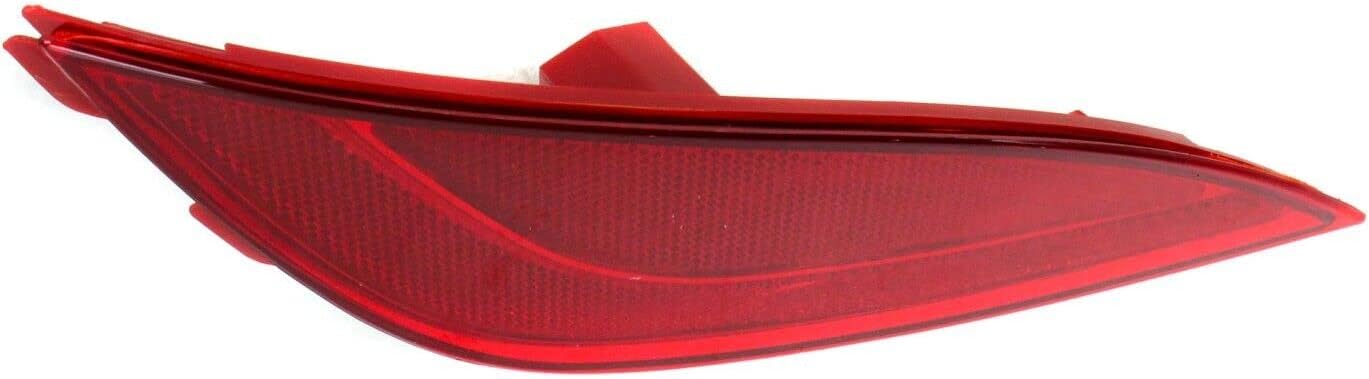 Rear Bumper Reflector Left Driver Side Direct Replacement Compatible With 2010-2015 Hyundai Tucson HY1184108 924052S100