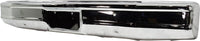 Front Bumper Chrome Steel Without Impact Strip Holes Direct Replacement Compatible With 1980-1986 Ford Bronco/F Series FO1002167 E1TZ17757A