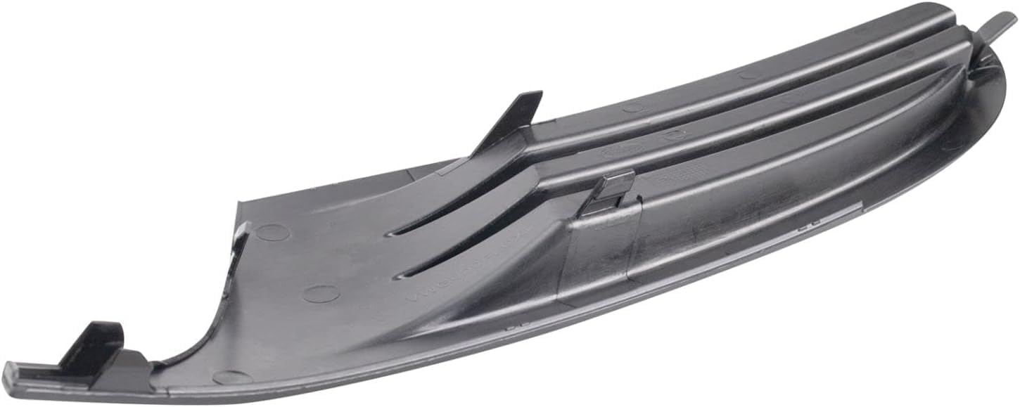 Front Fog Light Cover Textured Dark Gray Right Passenger Side Direct Replacement Compatible With 2010-2014 Volkswagen Golf VW1039118 5K0853666A9B9