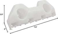 Front Bumper Bracket Plastic Right Passenger Side Direct Replacement Compatible With 2012-2019 Nissan Versa NI1043103 622243BA0A