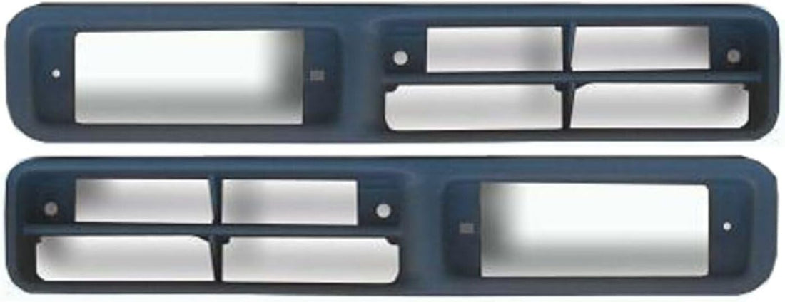 AUTOS PARTS PLUS Front Fog Light Molding Bezel Left Driver & Right Passenger Side Direct Replacement Compatible With 1993-1997 Nissan Pickup / 1993-1995 Pathfinder NI1038101 NI1039101 6225755G00