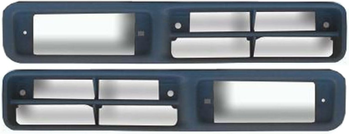 AUTOS PARTS PLUS Front Fog Light Molding Bezel Left Driver & Right Passenger Side Direct Replacement Compatible With 1993-1997 Nissan Pickup / 1993-1995 Pathfinder NI1038101 NI1039101 6225755G00