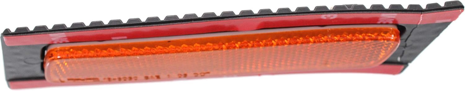 Front Bumper Reflector Left Driver Side Direct Replacement Compatible With 2005-2008 Audi A4 AU2556100 8E0945071