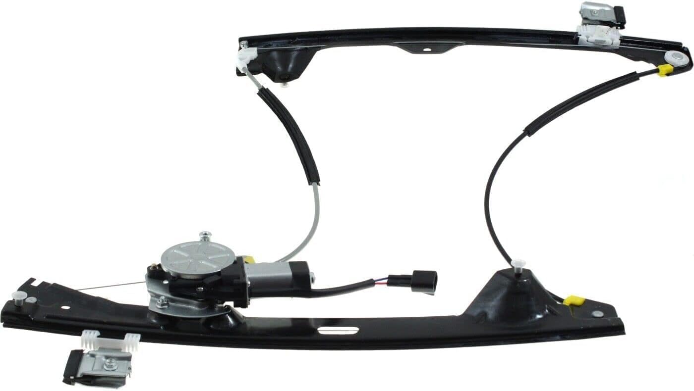 Rear Power Window Regulators With Motor Left Driver Side Direct Replacement Compatible With 2007-2013 Chevrolet Silverado & GMC Sierra 1500/2007-2014 2500HD 3500HD GM1550129