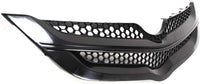 Front Upper Grille Textured Shell & Insert Direct Replacement Compatible With 2007-2008 Toyota Yaris TO1200294 5311152460C0