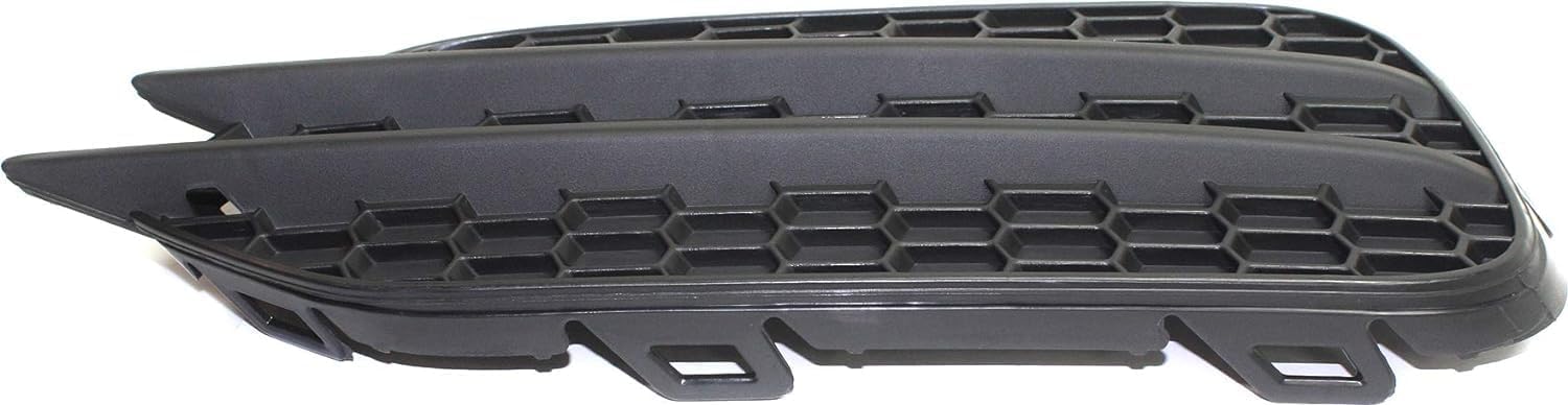 Front Fog Light Cover Textured Left Driver Side Direct Replacement Compatible With 2009-2018 Volkswagen Tiguan / 2017-2018 Limited VW1038124 5N0853665F9B9