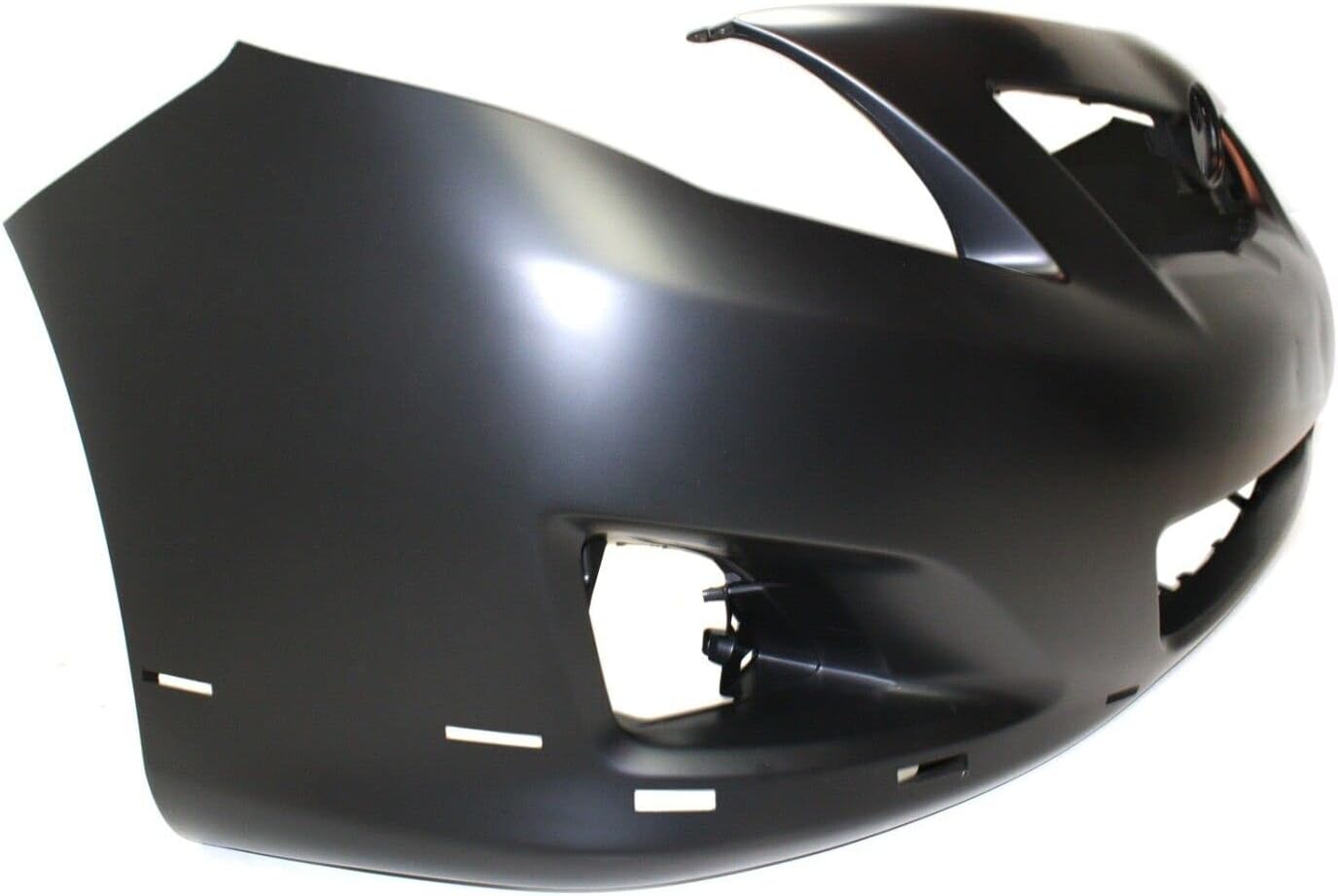 Front Bumper Cover Primed Plastic with Spoiler Holes Direct Replacement Compatible with 2009 2010 Toyota Corolla TO1000342 5211902989