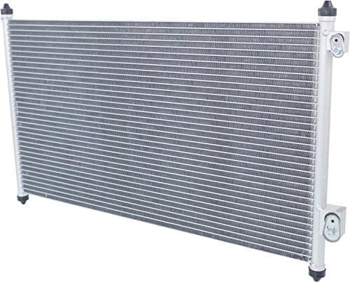 Front A/C Condenser Aluminum Core Direct Replacement Compatible With 2001-2005 Honda Civic HO3030107 80110S5A003
