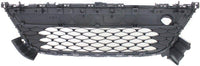 Front Bumper Grille Black With Chrome Trim Direct Replacement Compatible With 2010-2012 Mazda CX-7 MA1036121 EH44501T0H