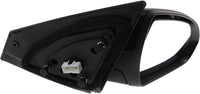 Front Power Mirror Non-Heated Manual Folding Primed Right Passenger Side Direct Replacement Compatible With 2017-2020 Hyundai Elantra HY1321224 HY1321250