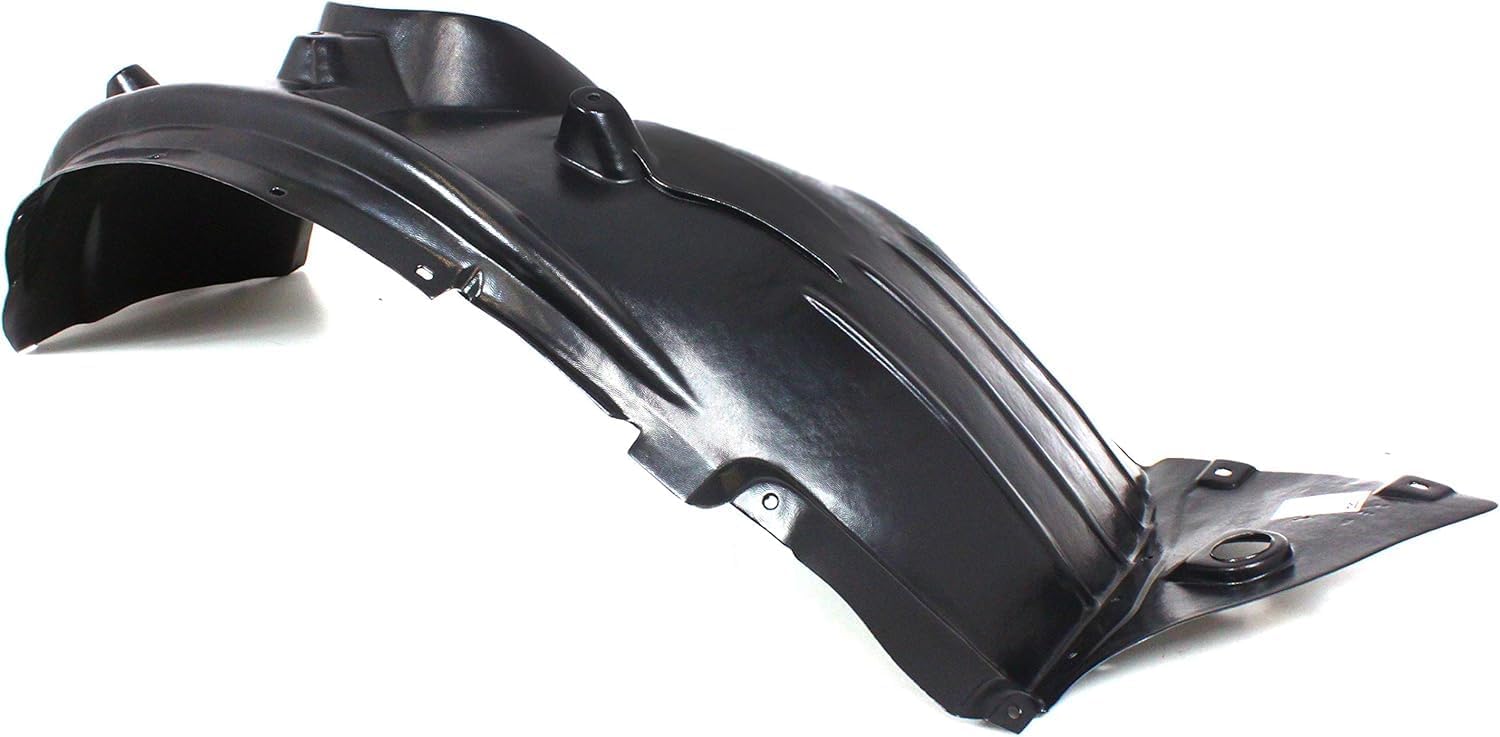Front Fender Liner Left Driver Side Direct Replacement Compatible With 2004-2006 BMW X3 BM1248102 51713400053