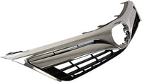 Front Upper & Lower Grille + Headlights + Fog Light Covers Primed Left Driver & Right Passenger Side Direct Replacement Compatible With 2012-2014 Toyota Camry TO1200343 TO1036128