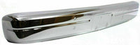 Front Bumper Face Bar Chrome Steel Without Molding Holes Direct Replacement Compatible With 1986-1993 Dodge Full Size Pickup CH1002145 4249818