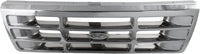 AUTOS PARTS PLUS Front Grille Chrome Shell & Plastic Insert + Bezels + Head Lamp + Signal & Corner Light Left Driver & Right Passenger Side Direct Replacement Compatible With 1992-1997 Ford F-Series