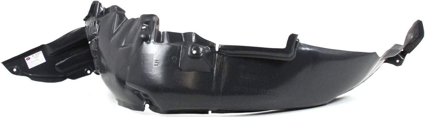 Front Fender Liner Left Driver Side Direct Replacement Compatible With 2006-2011 Hyundai Accent HY1250113 868111E000