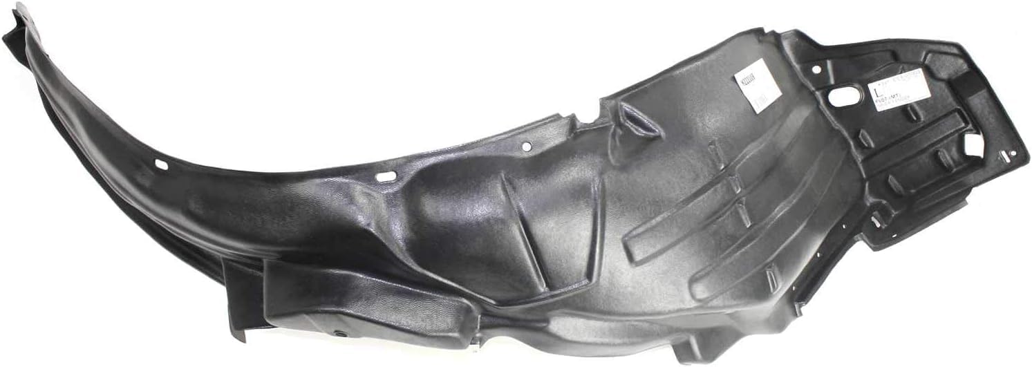 Front Fender Liner Left Driver Side Direct Replacement Compatible With 2007-2008 Honda Fit HO1250111 74151SLNA10