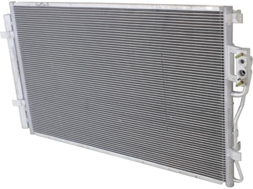 Front AC Condenser Aluminum Core Direct Replacement Compatible With 2010-2012 Hyundai Santa Fe / 2011-2015 Kia Sorento HY3030144 976061U100 976061U100AS