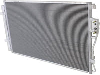 Front AC Condenser Aluminum Core Direct Replacement Compatible With 2010-2012 Hyundai Santa Fe / 2011-2015 Kia Sorento HY3030144 976061U100 976061U100AS