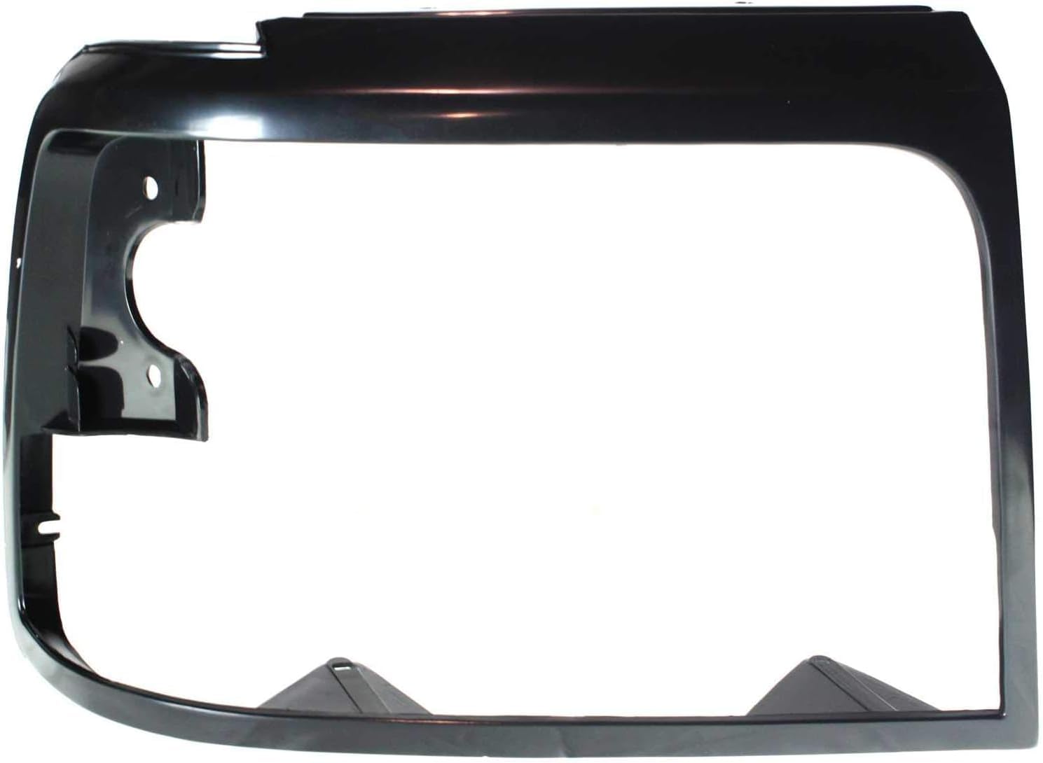 Set Of 2 Front Head Light Door Bezel Primed Left Driver & Right Passenger Side Direct Replacement Compatible With 1992-1997 Ford F-Series ‎FO2513135 FO2512131 F3TZ13064AAA