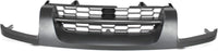 Front Grille Gray Shell And Insert Plastic Direct Replacement Compatible With 2002-2004 Nissan Xterra NI1200198 623107Z800