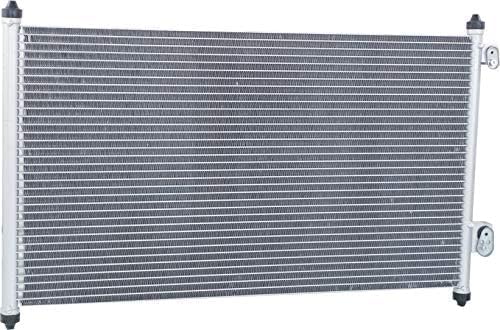 Front A/C Condenser Aluminum Core Direct Replacement Compatible With 2001-2005 Honda Civic HO3030107 80110S5A003