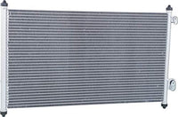 Front A/C Condenser Aluminum Core Direct Replacement Compatible With 2001-2005 Honda Civic HO3030107 80110S5A003