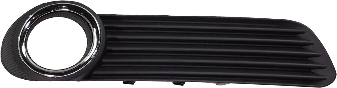 Front Fog Light Molding Primed With Chrome Trim Right Passenger Side Direct Replacement Compatible With 2008-2010 Toyota Avalon TO1039140 5203007020 5203007030
